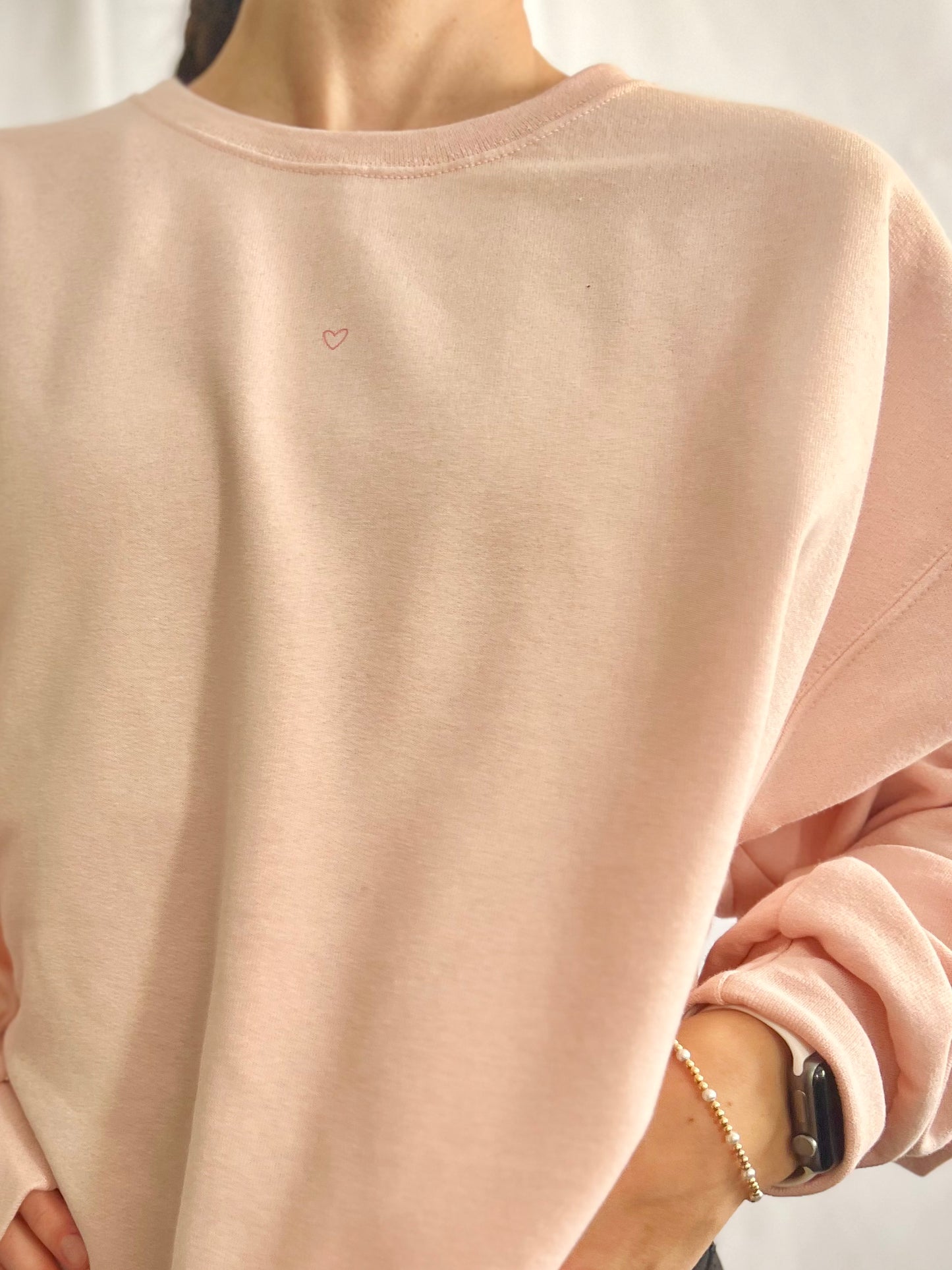 "May the Flowers Remind You" Blush Crewneck