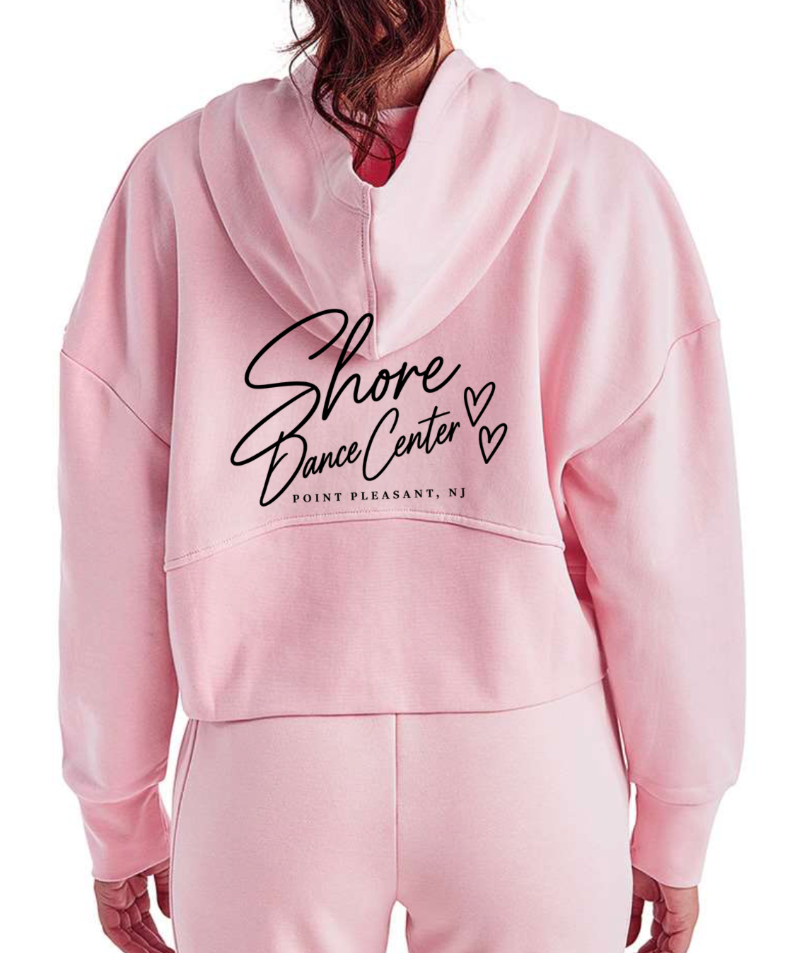 ADULT Light Pink Half Zip Lightweight Hoodie