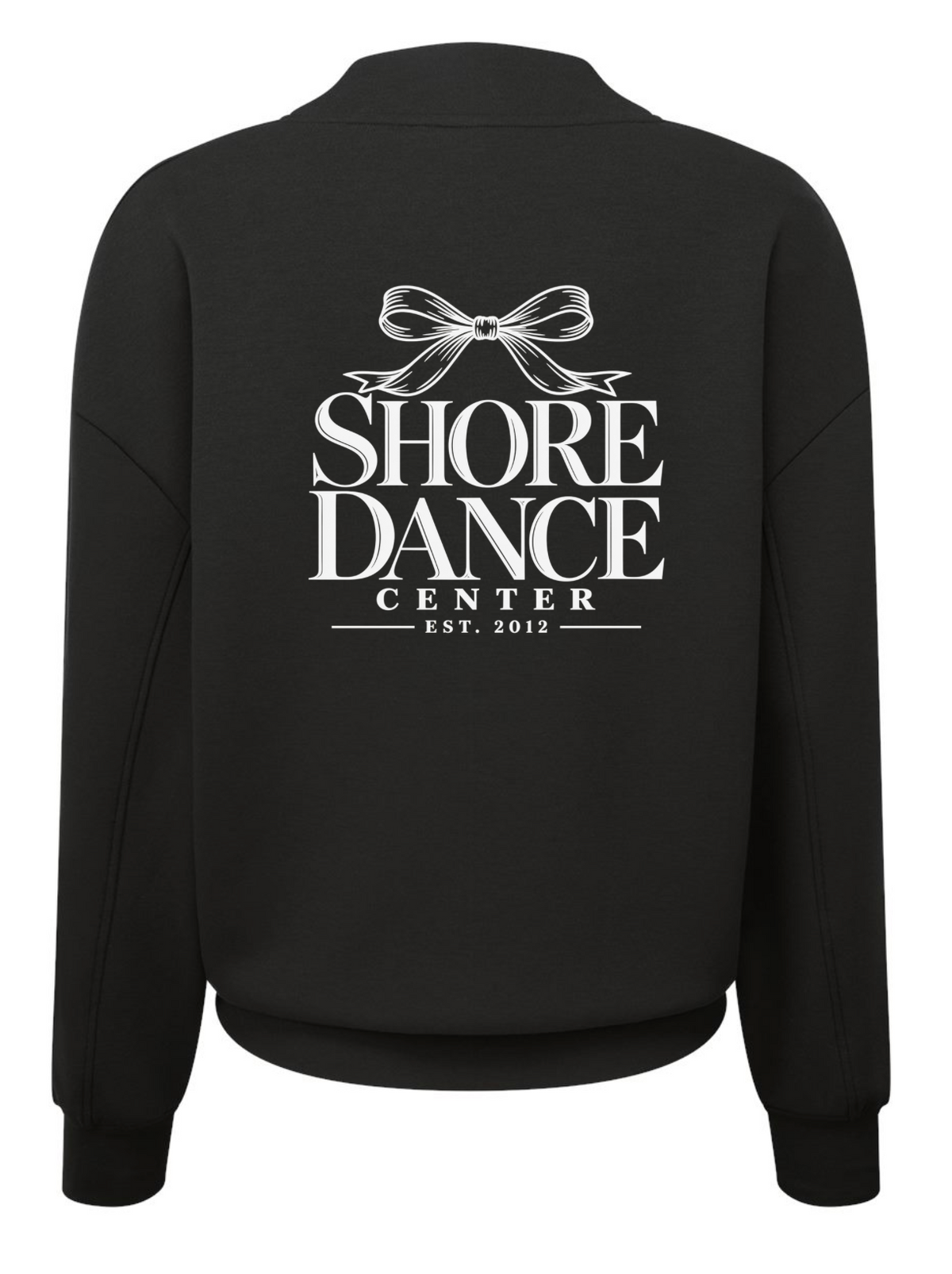 ADULT Black Mockneck