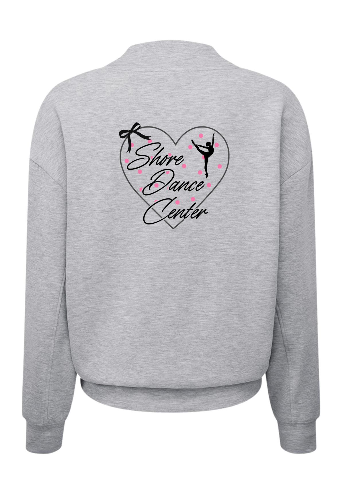 ADULT Heather Grey Mockneck