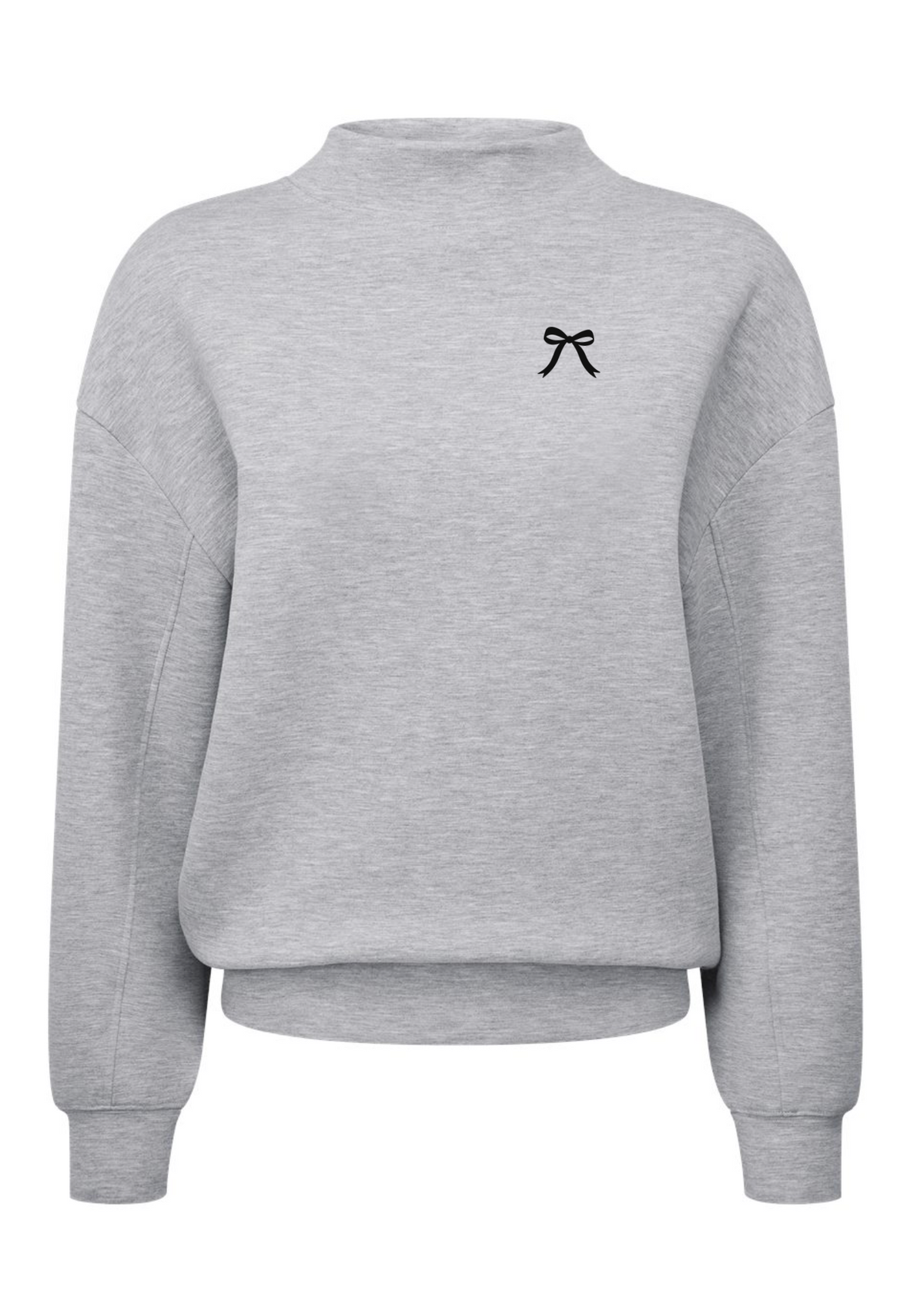 ADULT Heather Grey Mockneck